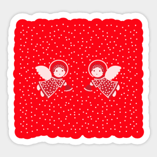 CHRISTMAS ANGELS Sticker